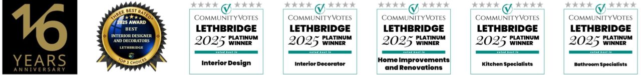 In-Awe Interiors Inc. 2025 Interior Design Awards. Lethbridge